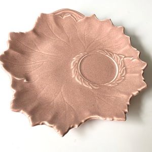 WOODFIELD STEUBENVILLE Vintage Snack Desert Plate Coral Salmon Russell Wright